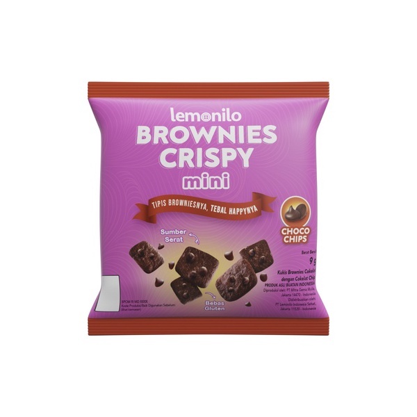 

Lemonilo Brownies Crispy Mini Chocochips Sachet 9gram