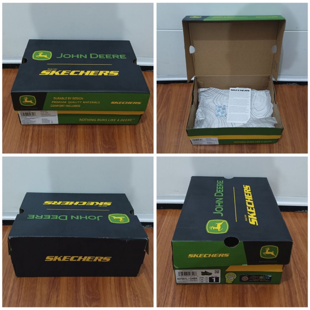 Kotak Sepatu Skechers original Dus Kosong Shoes Box John Deere