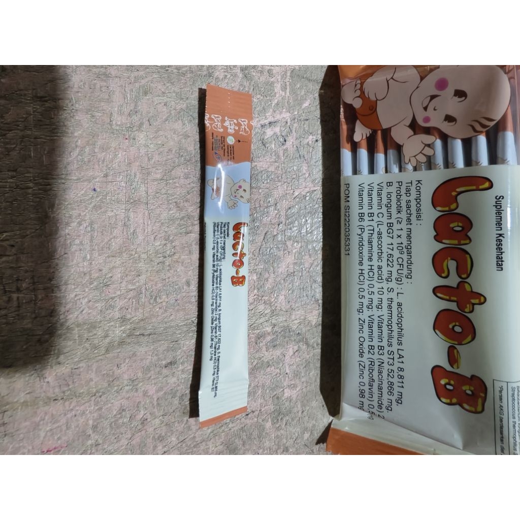 lacto-B prebiotik untuk anak bayi harga persachet lacto B