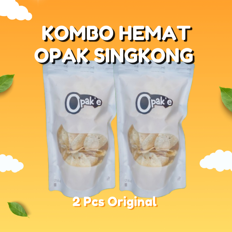 

PAKET KOMBO HEMAT OPAK SINGKONG ORIGINAL 2pcs Snack