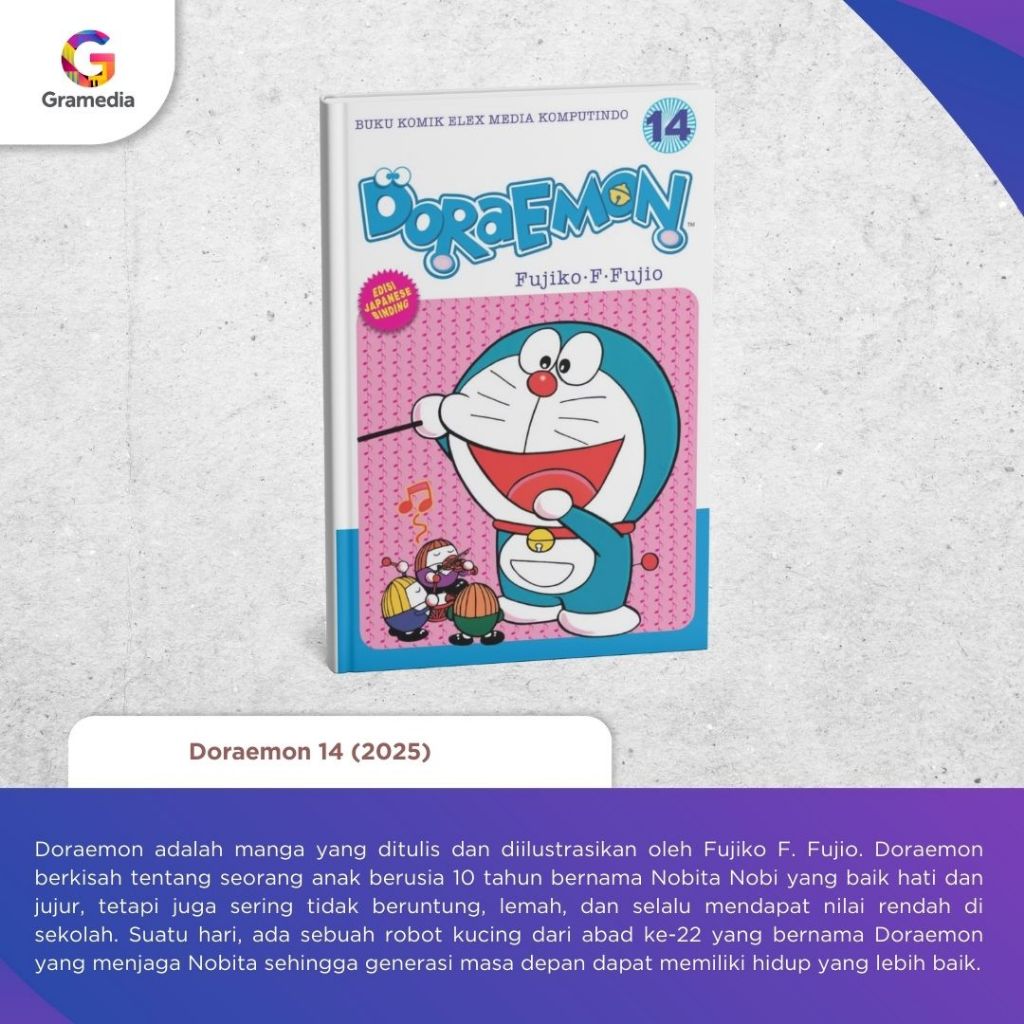 GRAMEDIA - BUKU KOMIK Doraemon 14 (2025) (ELEX)