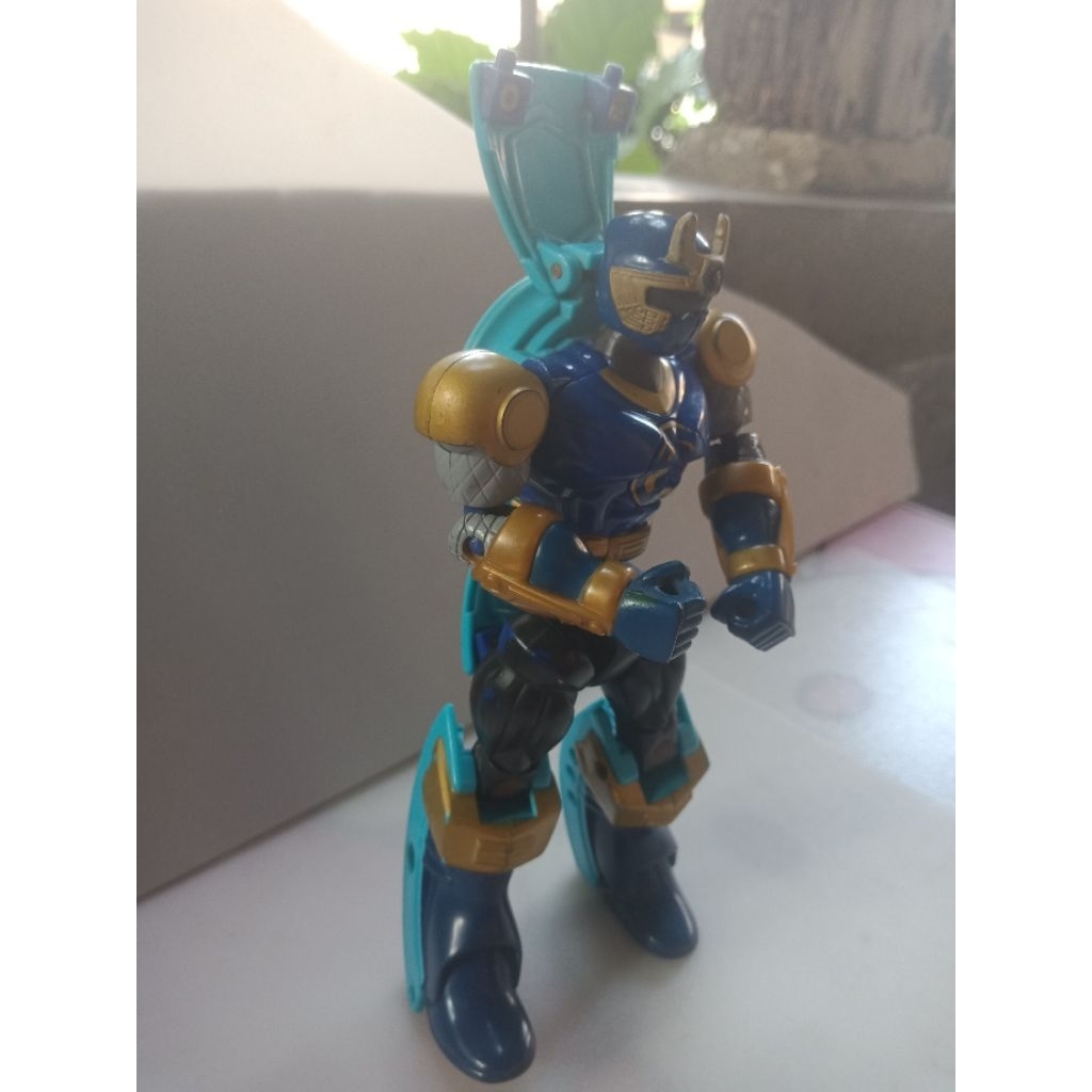 bandai power ranger biru junk