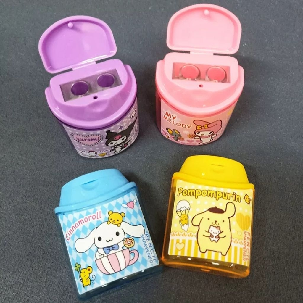 

Rautan Pensil Lucu Sanrio Kuromi Cinnamoroll My Melody – Rautan Kawaii Murah (1 Pcs)