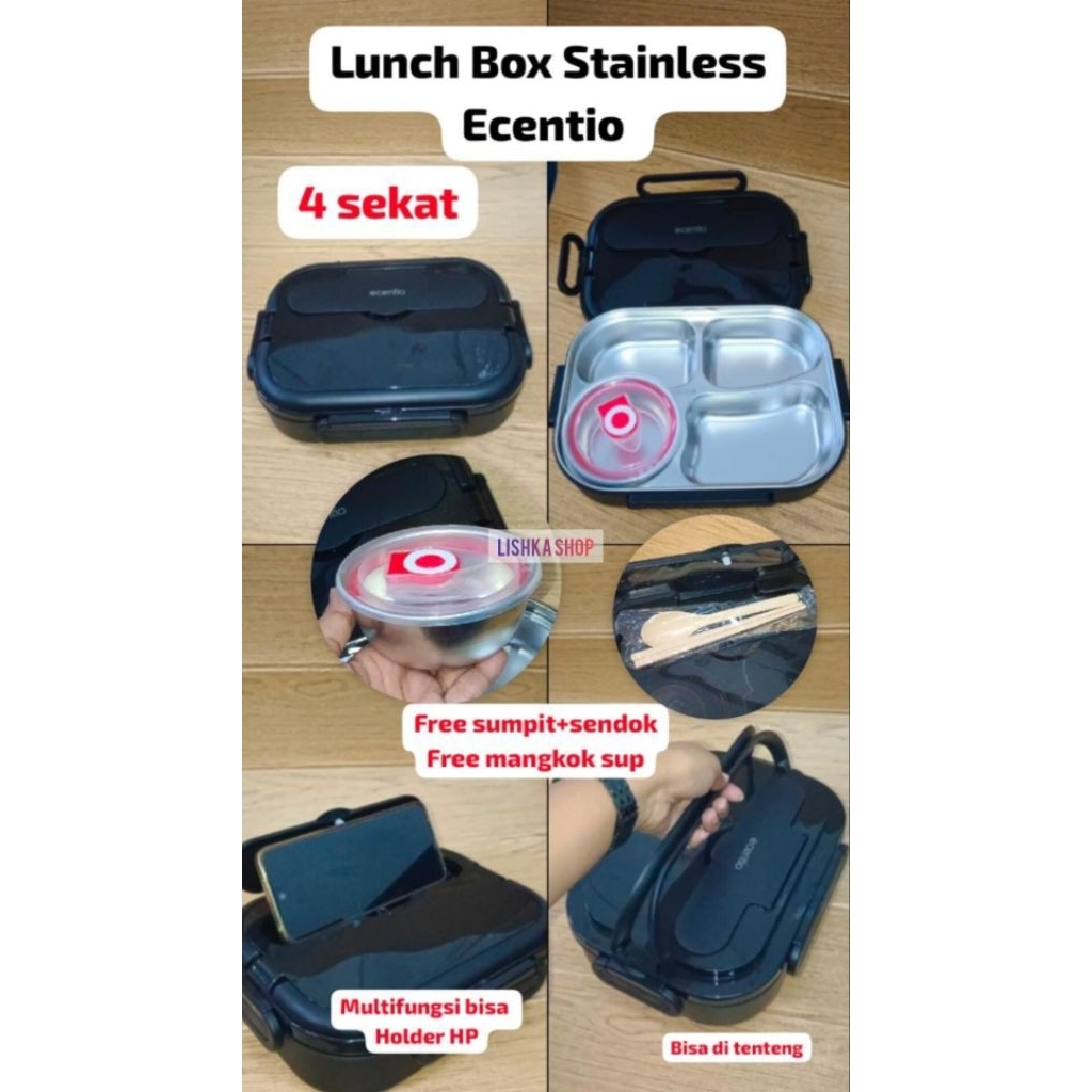 Lunch Box Stainless 304 Estetik