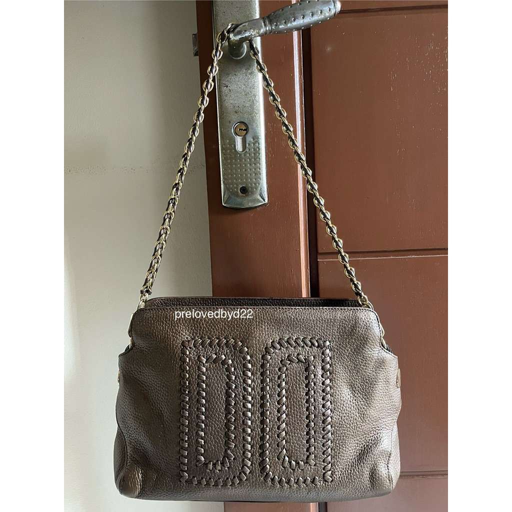 Tas Preloved Shoulder Bag Kulit Asli Daks