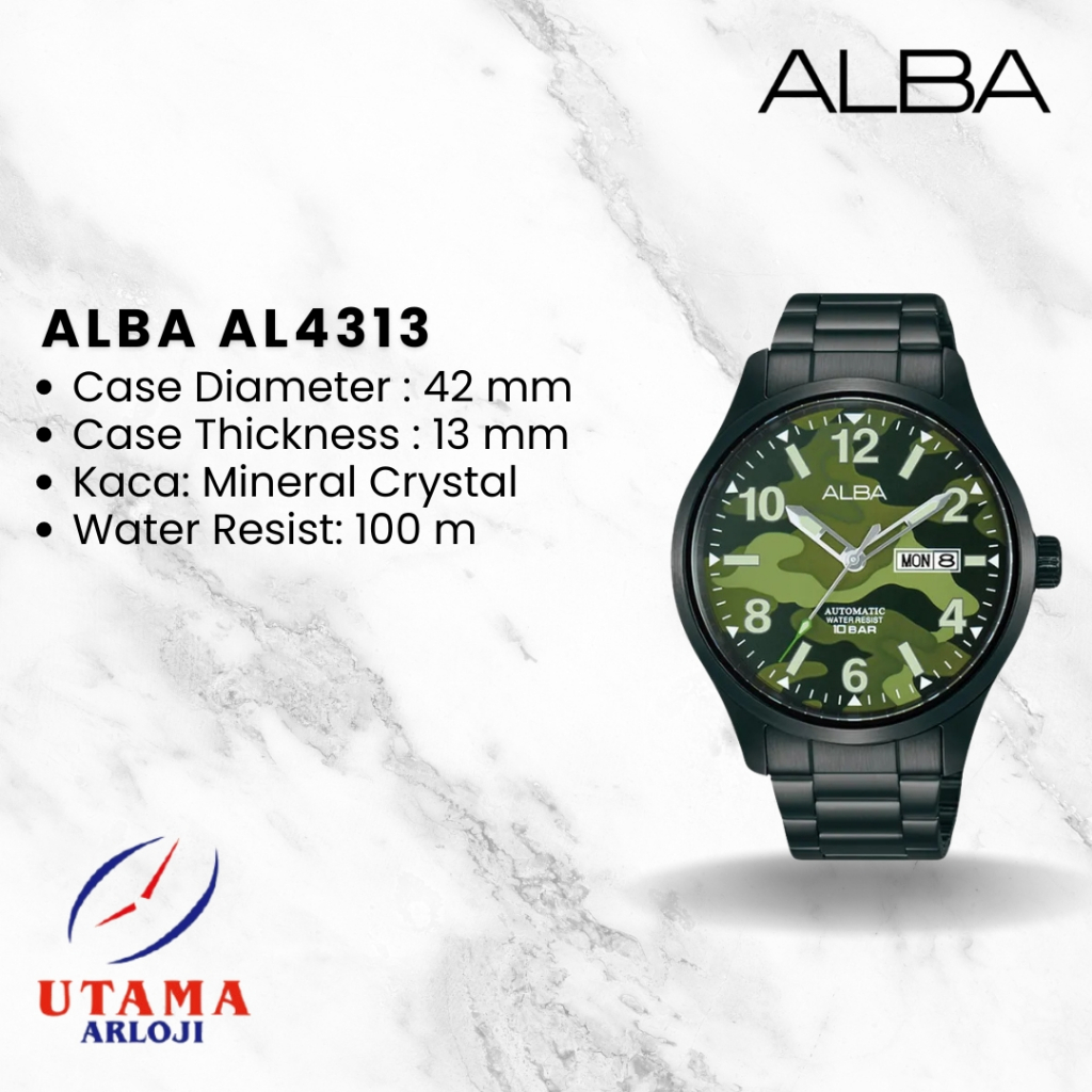 ALBA Mechanical AL4313 Jam Tangan Otomatis Pria