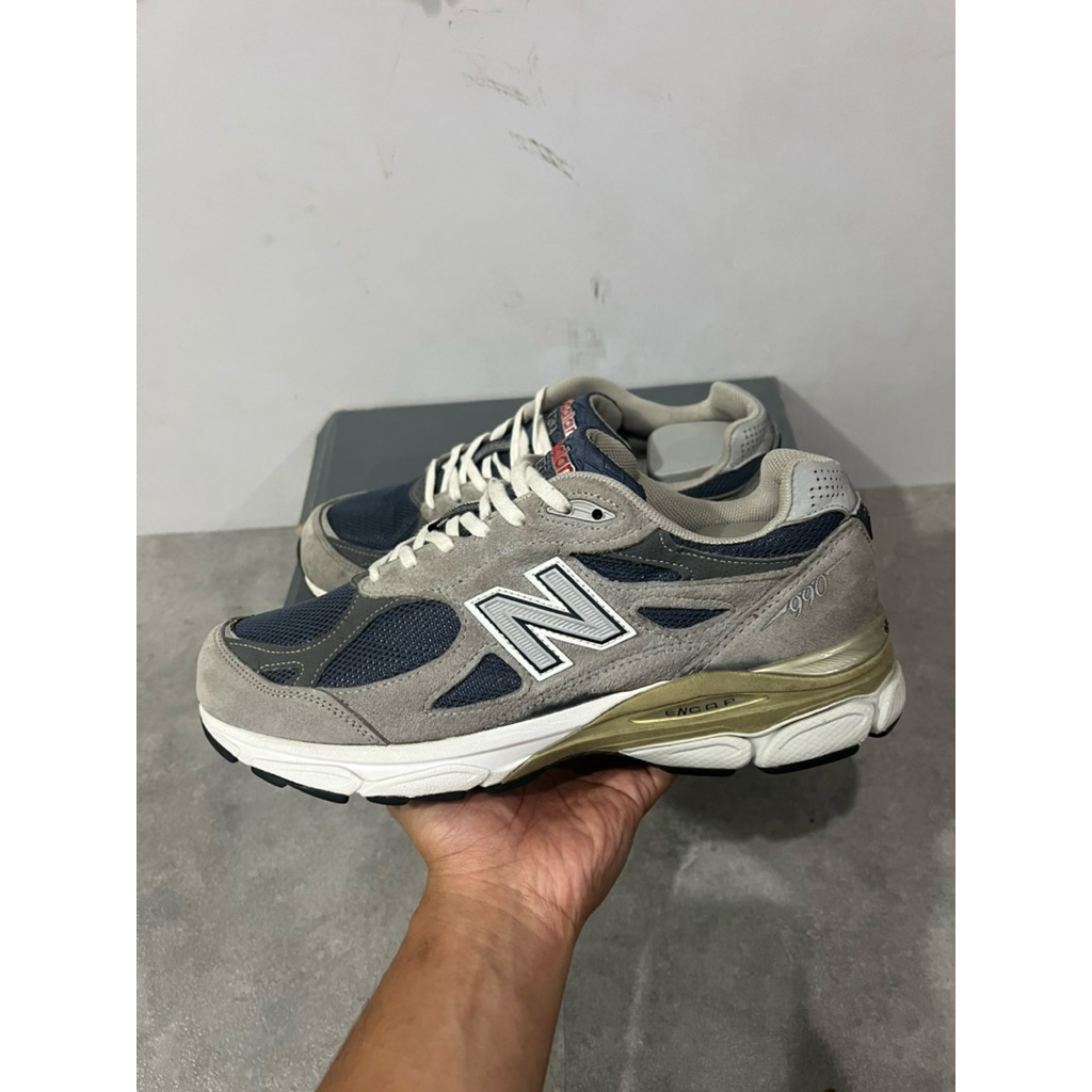 New Balance 990 V3 GreyNavy (100% Authentic) #M963