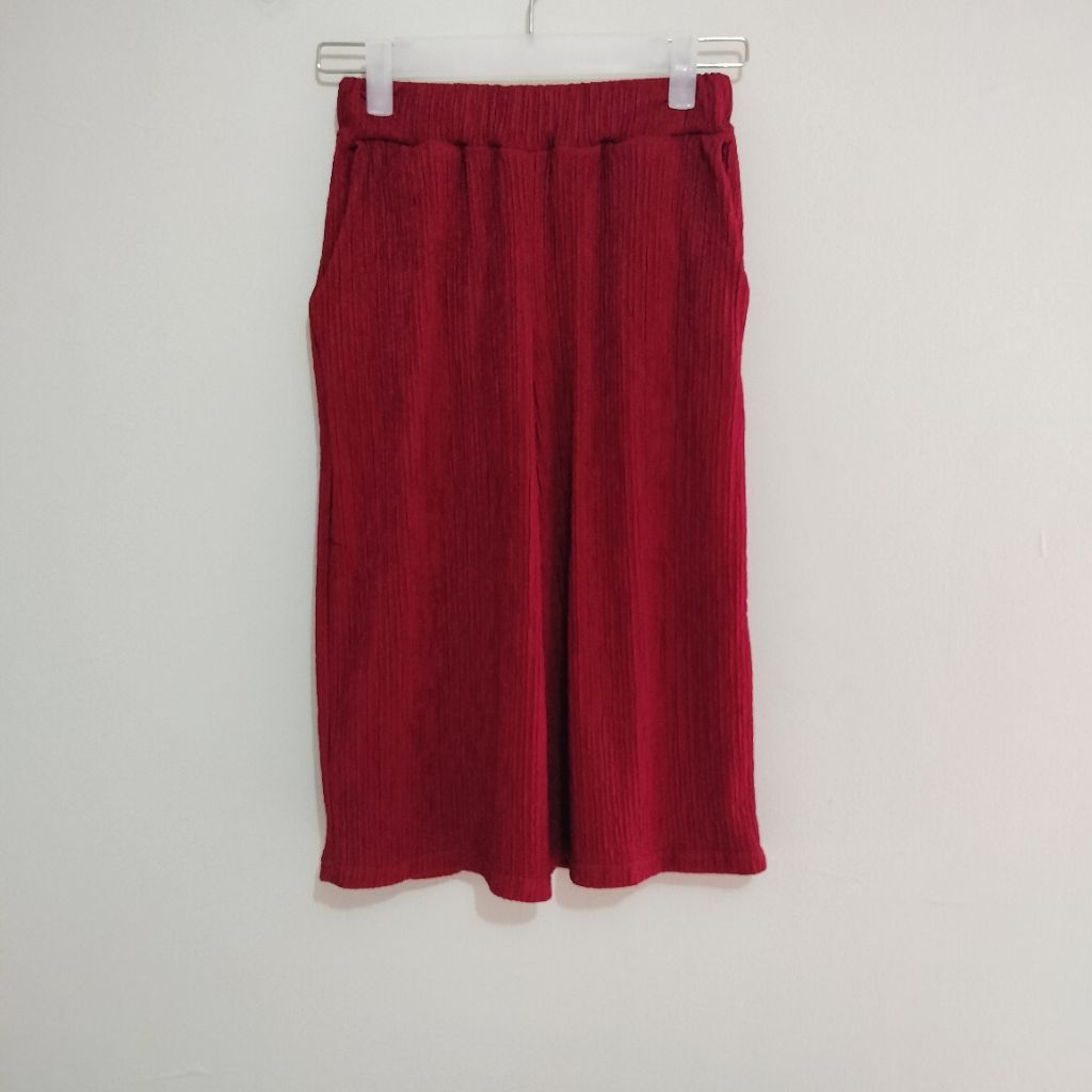 Size S Celana Kulot Wanita Celana Panjang Kulot Wanita Celana Panjang Merah Wanita Celana Panjang Wa