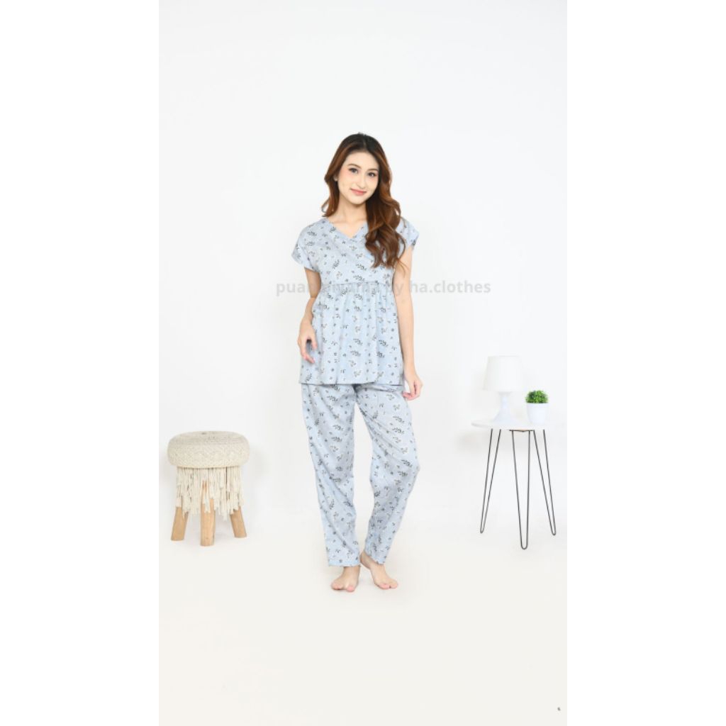 Piyama Kimono//Baju Tidur Kimono Wanita One Set