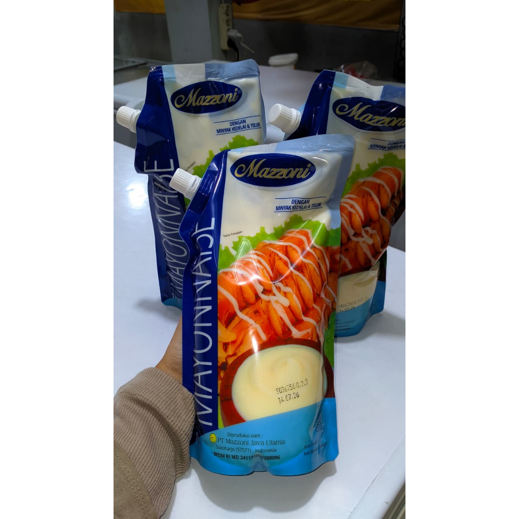 

Mazzoni Mayonaise 1kg (Dengan Minyak Kedelai & Telur)