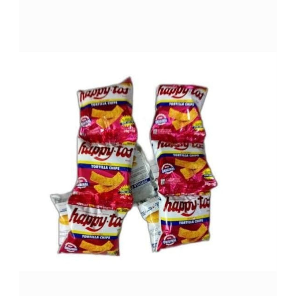 

Snack jajan HAPPY TOS ORIGINAL 2.000 AN ISI 50PCS per 1 Dus