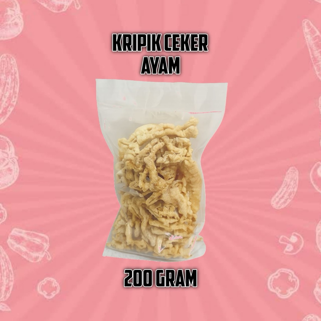 

Kripik Ceker Ayam 200 Gram