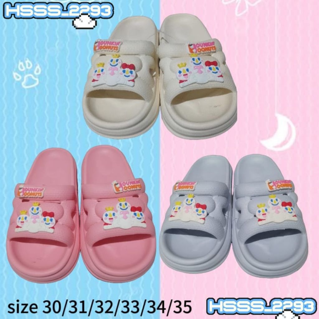 sandal wedges/selop anak perempuan/laki-laki umur 5 -7 tahun