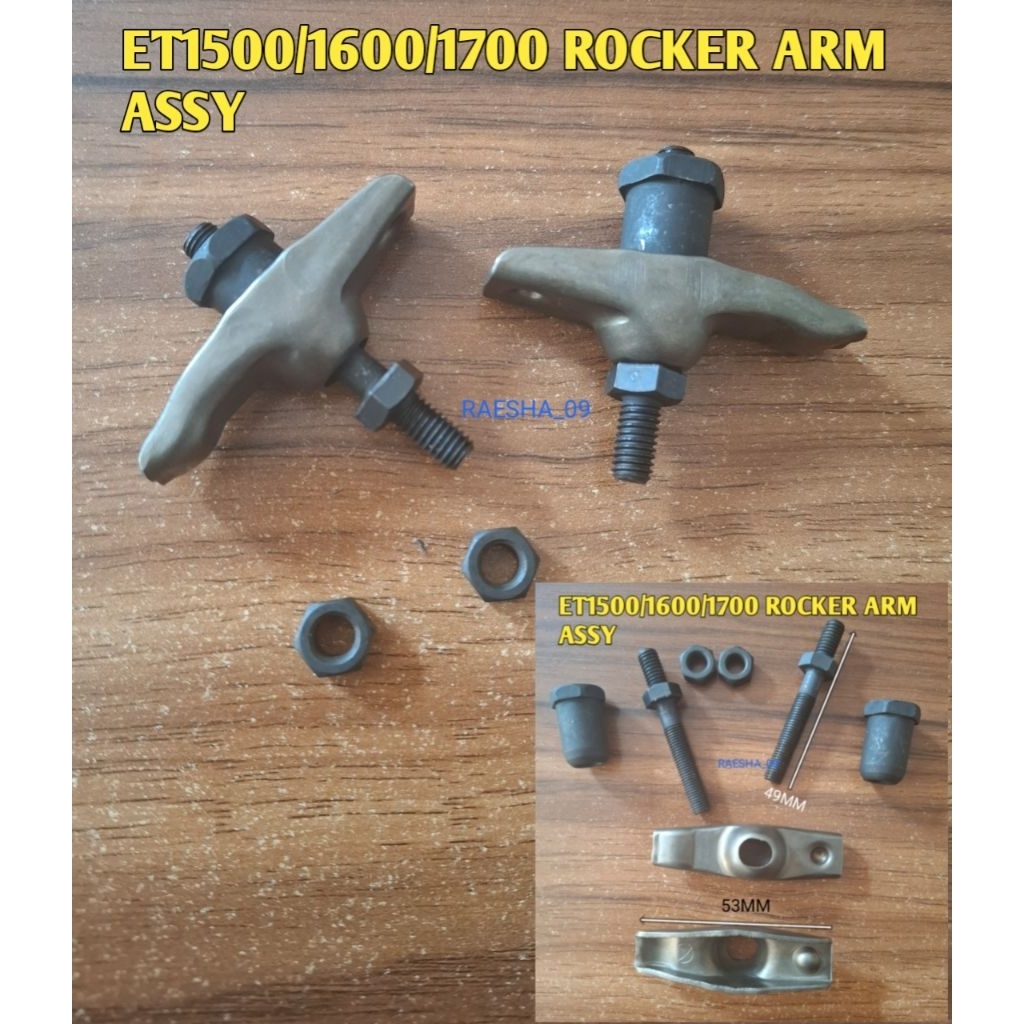 Rocker arm assy genset et154/156/1500/1600watt