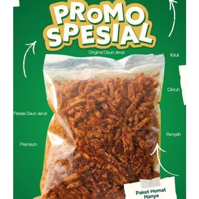 

Basreng Original XTRA Pedas Daun Jeruk Viral Murah 20rb Snack Sultan Gurih Renyah Gratis Ongkir Coy