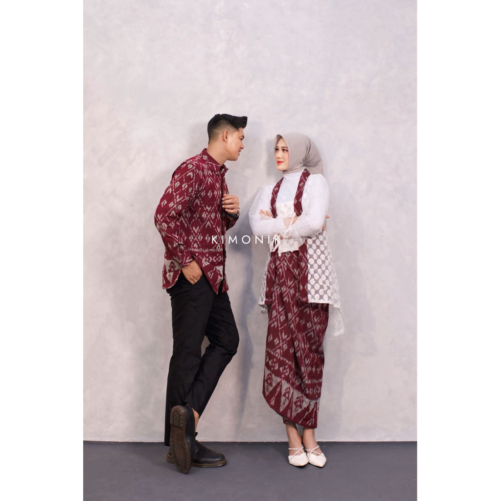 KIMONIK BAJU TENUN COUPLE PUSPA GLORIA