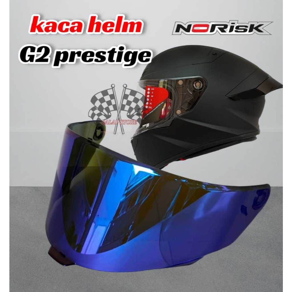 Kaca helm G2 prestige visor helm g2 prestige iridium anti silau all varian