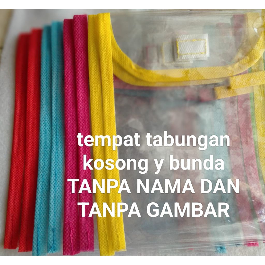 

TEMPAT/COVER/SAMPUL TABUNGAN KOSONG (tanpa gambar, tanpa nama)