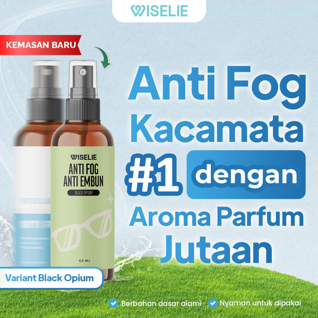 Wiselie Cairan Pembersih Kacamata Anti Fog Pembersih Kacamata Spray Anti Fog Pembersih Kacamata Anti