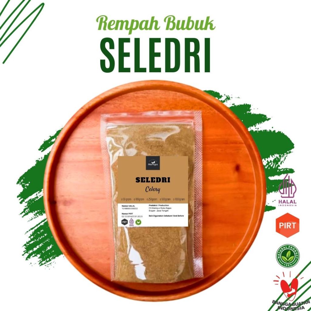 

Seledri Bubuk Herbal Organik Rempah Asli
