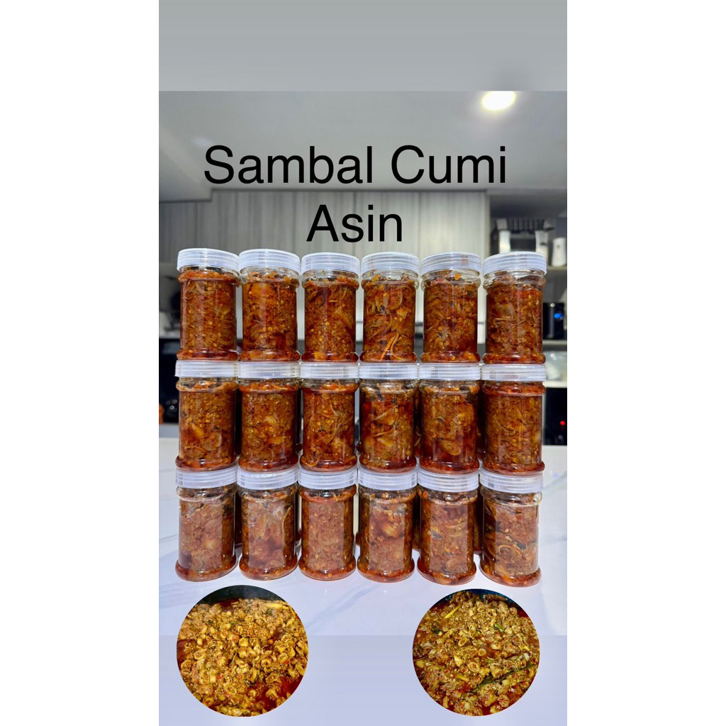 

Sambal Pedas Cumi Asin Uching full cumi