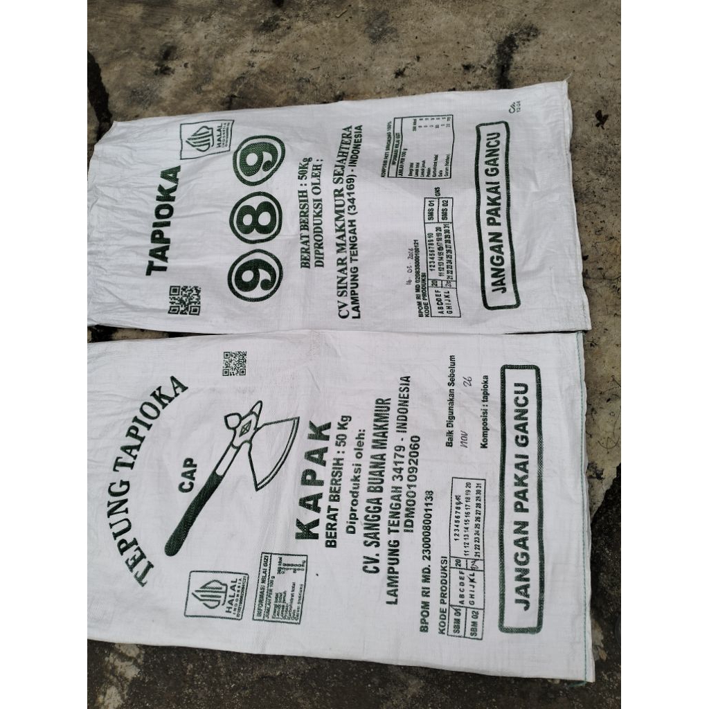 

Karung 50kg bekas terigu || sudah bersih