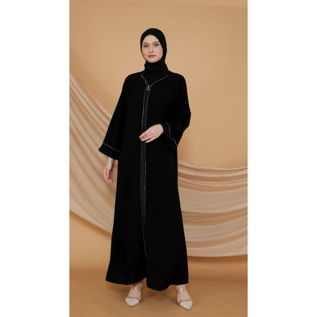 abaya hitam AISYAH TEMBORO/ABAYA SANTRI PUTRI