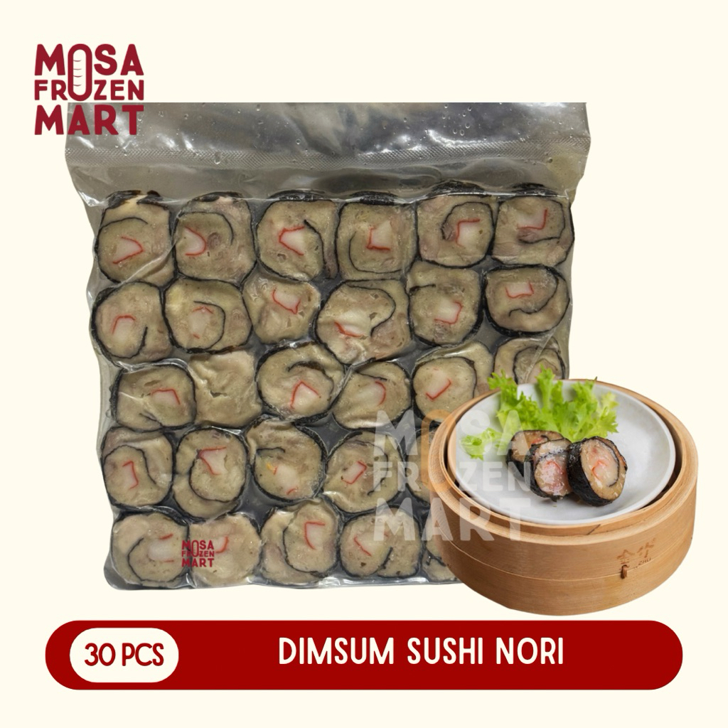 

Dimsum Sushi Nori Pack Besar Isi 30 Pcs