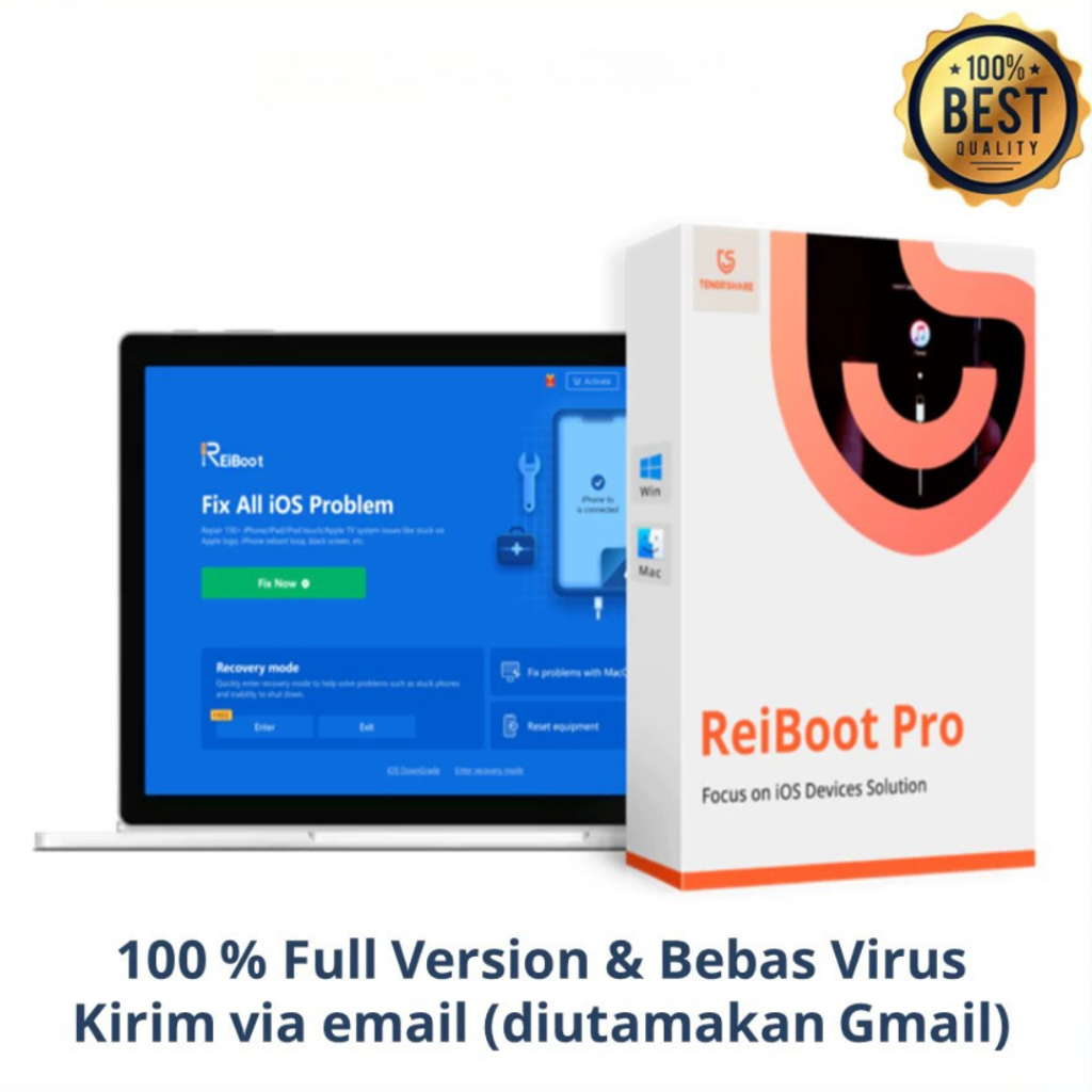 Tenorshare ReiBoot Pro –Recovery iPhone dengan Satu Klik
