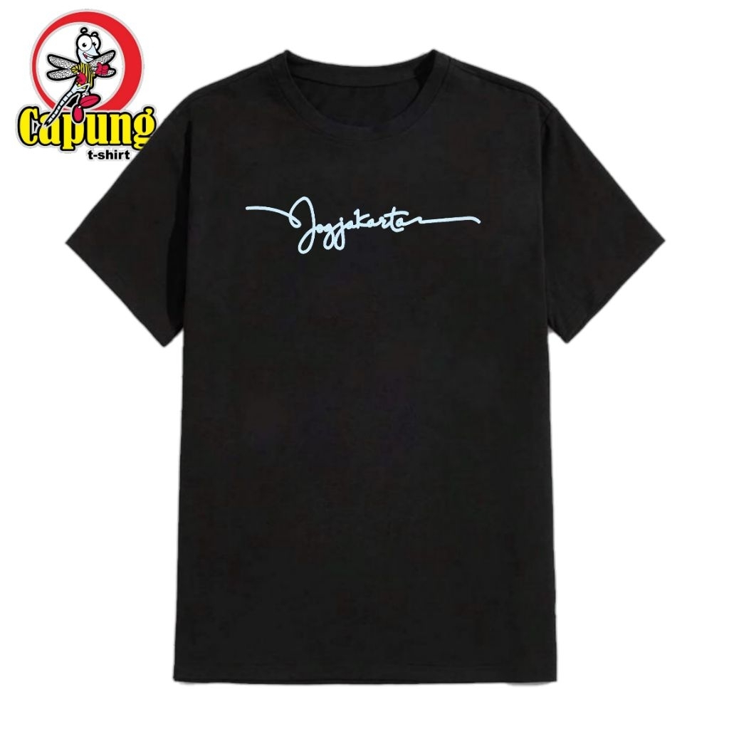 KAOS JOGJA MALIOBORO ASLI JOGJA MEREK CAPUNG T-SHIRT KAOS JOGJA OLEH OLEH KHAS JOGJA KAOS JOGJA MALI