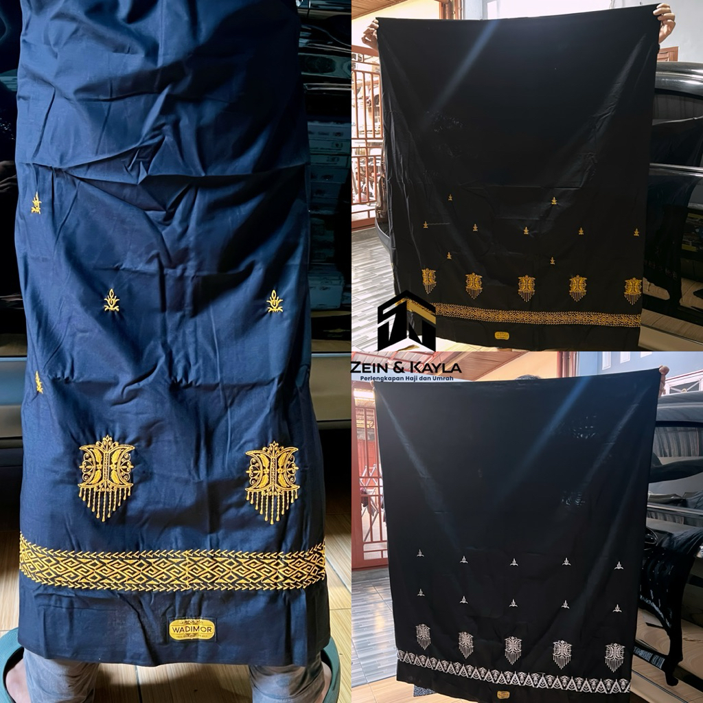 Sarung Tenun Wadimor Asli Bordiran Pinto Aceh Motif Timbul Sarung Wadimor Pintu Aceh Bordir Motif Ti