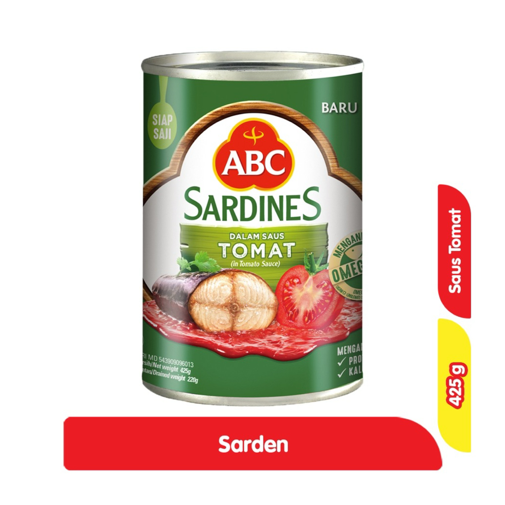 

ABC Sarden Saus Tomat 425 g