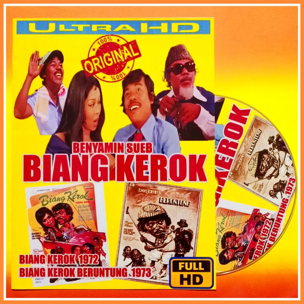 Kaset Film Komedi Indonesia Jadul Koleksi Benyamin S Edisi Terlaris Biang Kerok Pilihan Lengkap 2in1