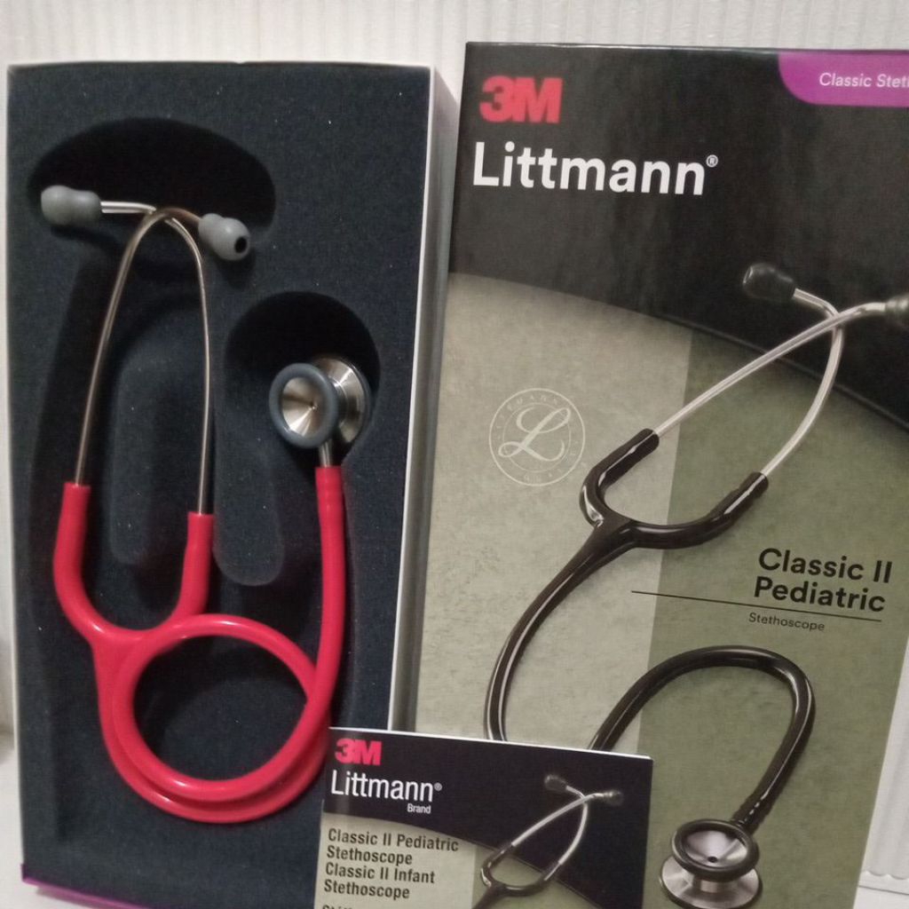 3M Littmann stetoscope pediatric/Littmann stetoskop anak/Littmann Classic II Pediatric/Littmann stet