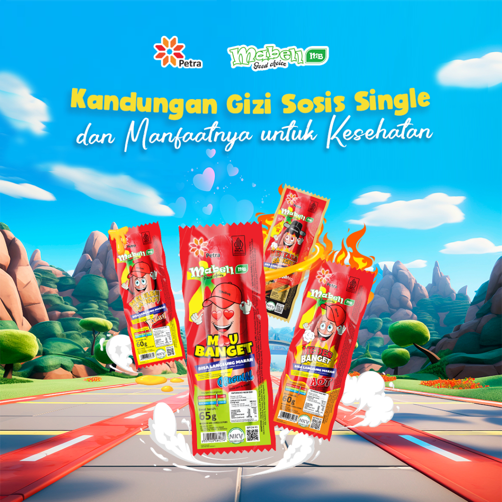 

Mebel Sosis Single Hot 65Gr Goghujang | Mabell Sosis Single Sapi & Ayam HALAL