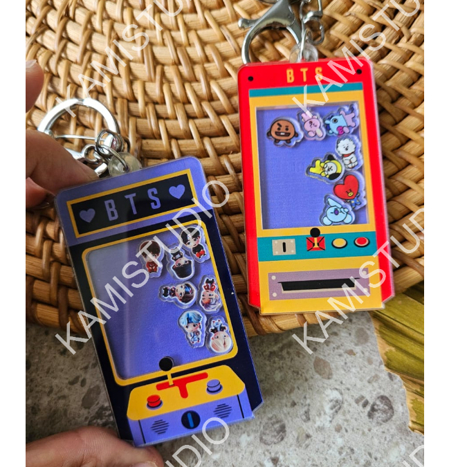 Keychain Shaker/ Custom Nama Bagtag/Gantungan Tas/gantungan kunci shaker / custom nama / bag tag sha