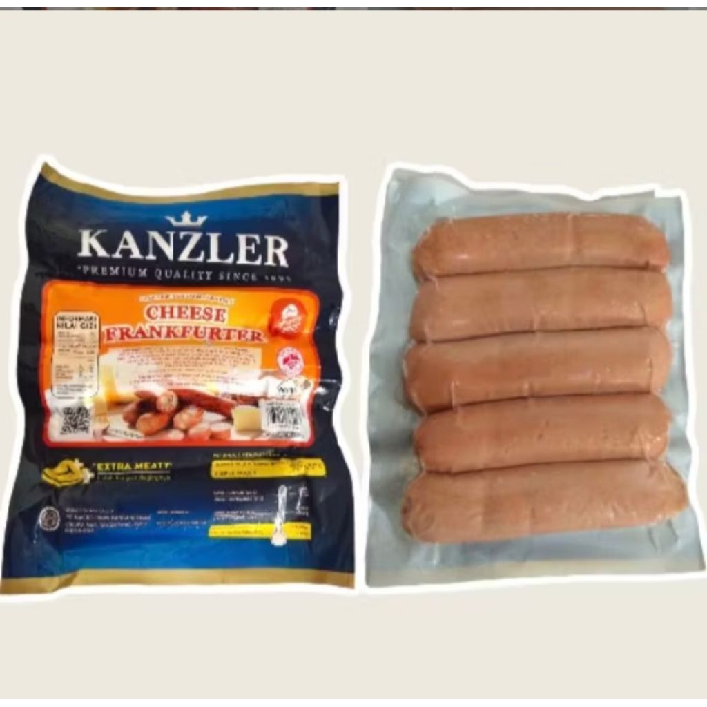 

kanzler sosis cheese Frankfurter 360 gram