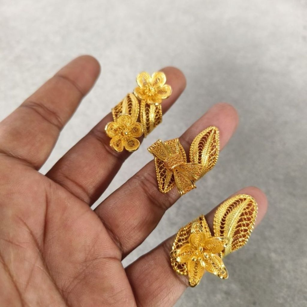 Cincin sali asli bunga kendari/Cincin sili asih bunga kendari/cincin pita/cicin pesta/cincin kendari