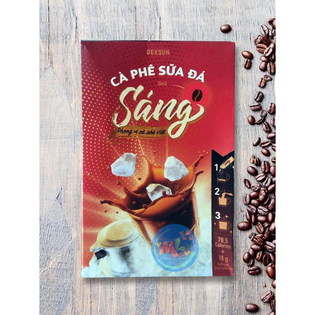 

Kopi ca phe sua da vietnam sang 3 in 1 ( 18 g )