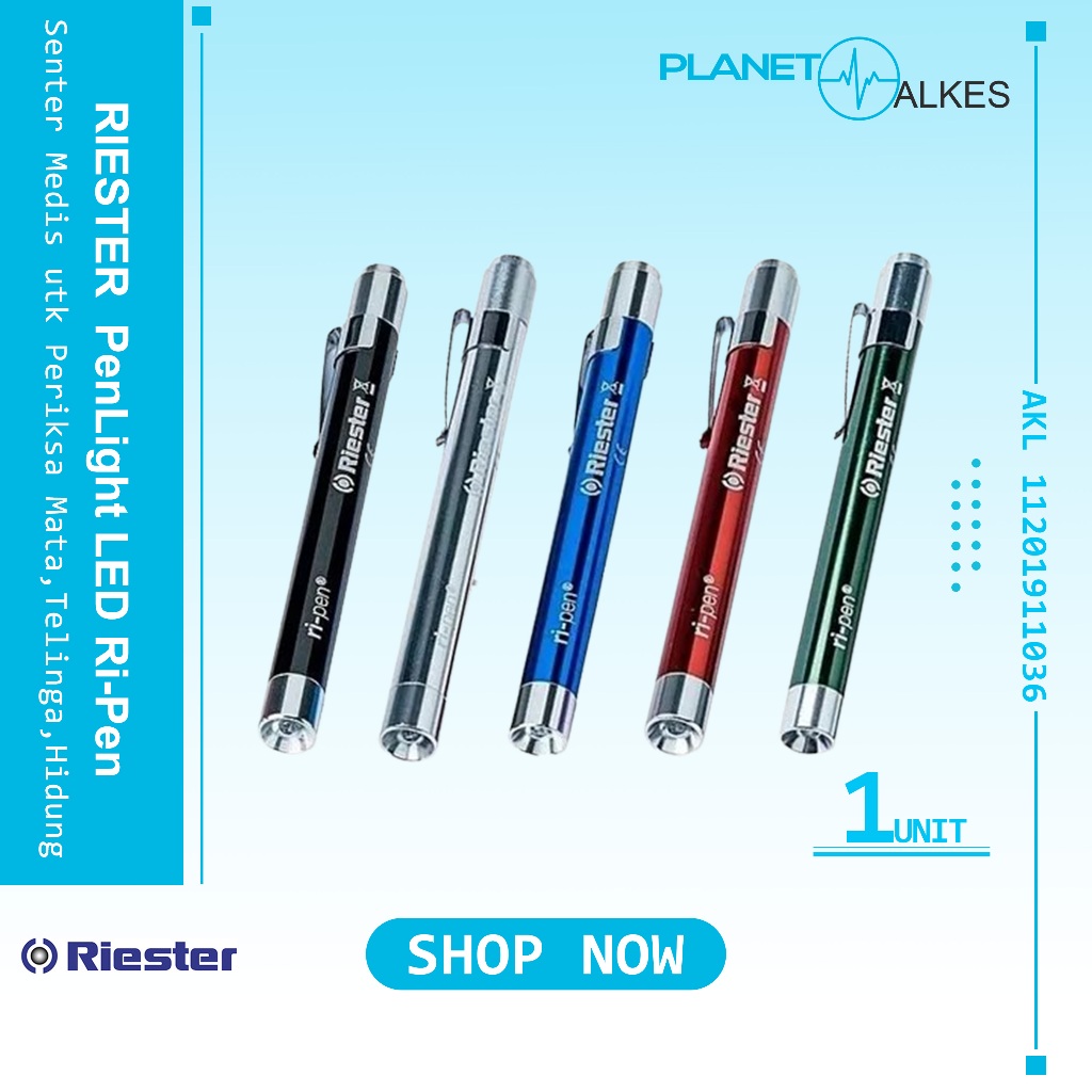 Penlight RIESTER 5070 Penlight Forelux LED / Senter Medis RIESTER Germany