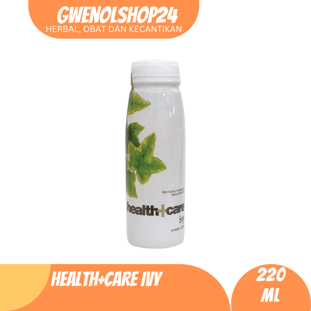 

Minuman Health+Care Ivy 220ml Botol | Health Drink Series Membantu meredakan batuk berdahak.