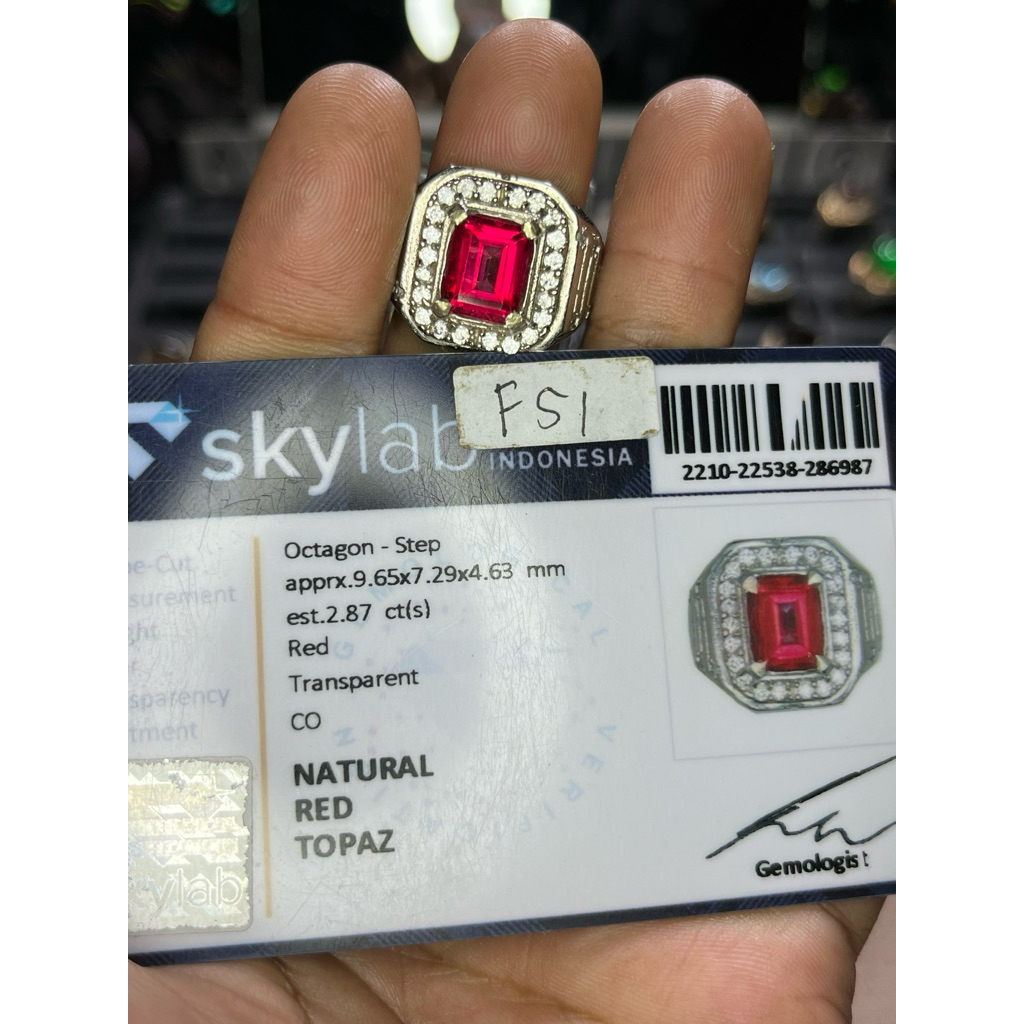 Red Topaz Sudah memo