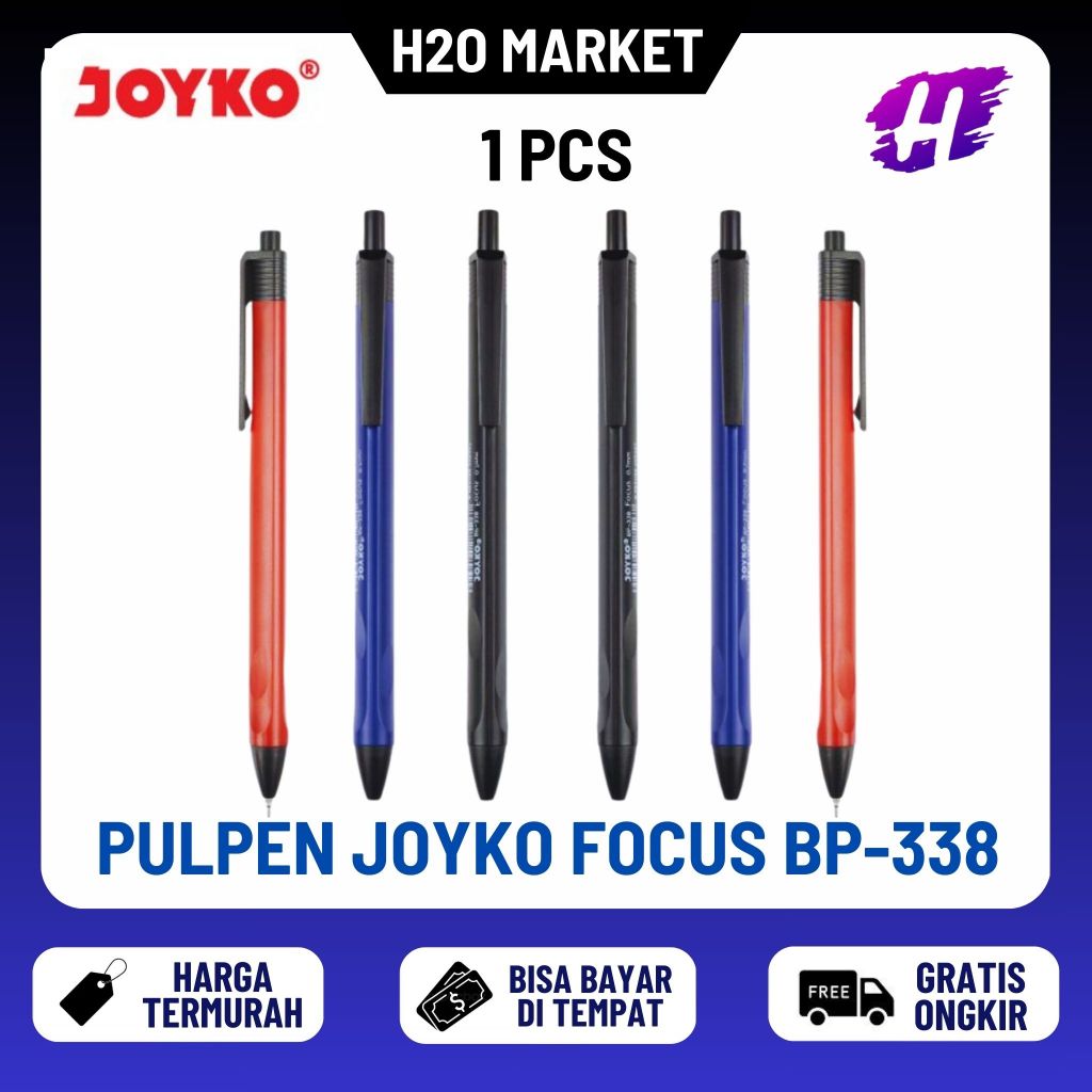 

1 Pcs BALL PEN PULPEN PENA JOYKO BP-338 FOCUS 0,7 MM