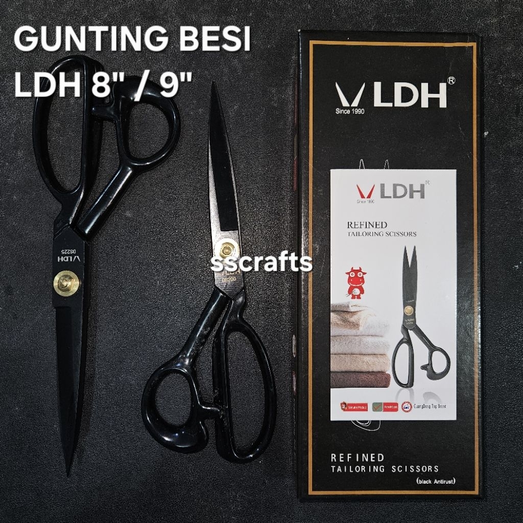 

GUNTING KAIN / BAHAN PREMIUM LDH 8" / 9" BESI