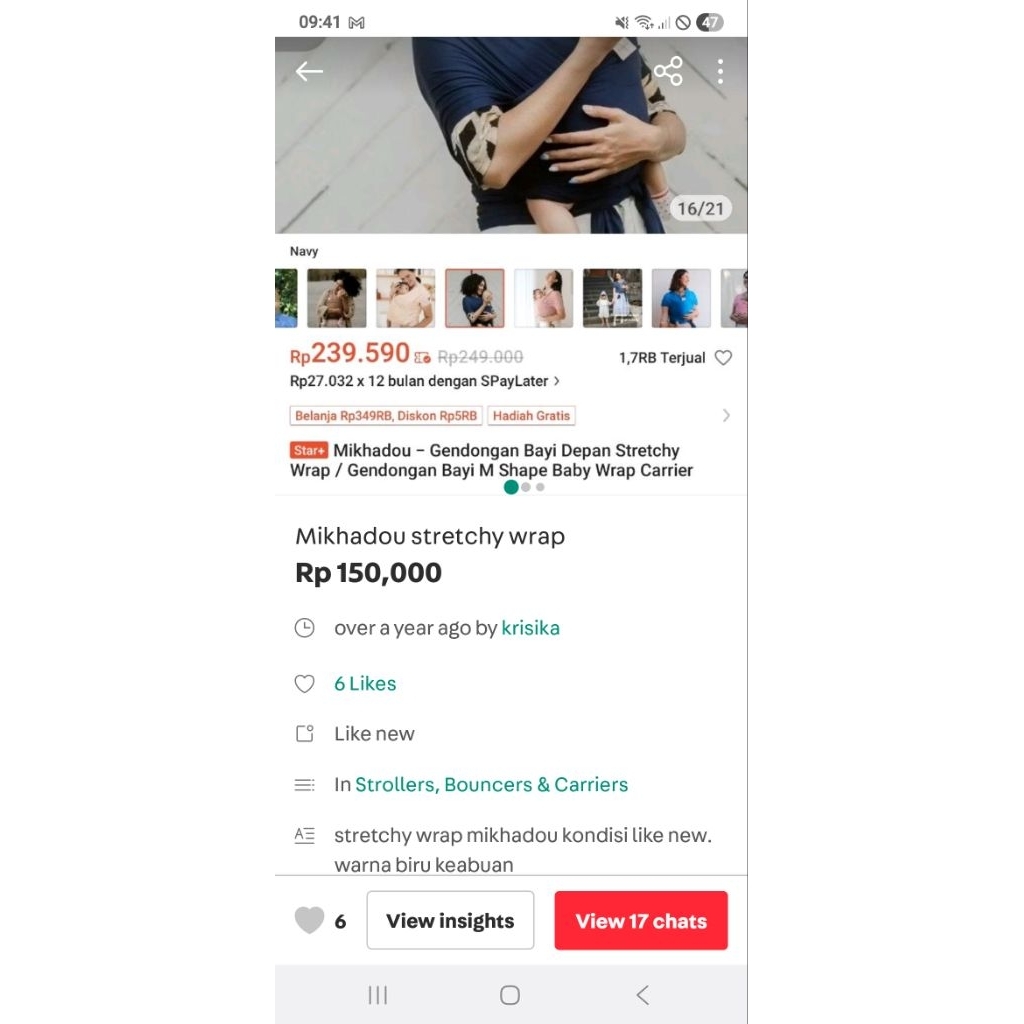 mikhadou stretchy wrap 2nd