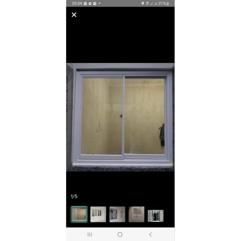 Jendela Sliding door Aluminium
