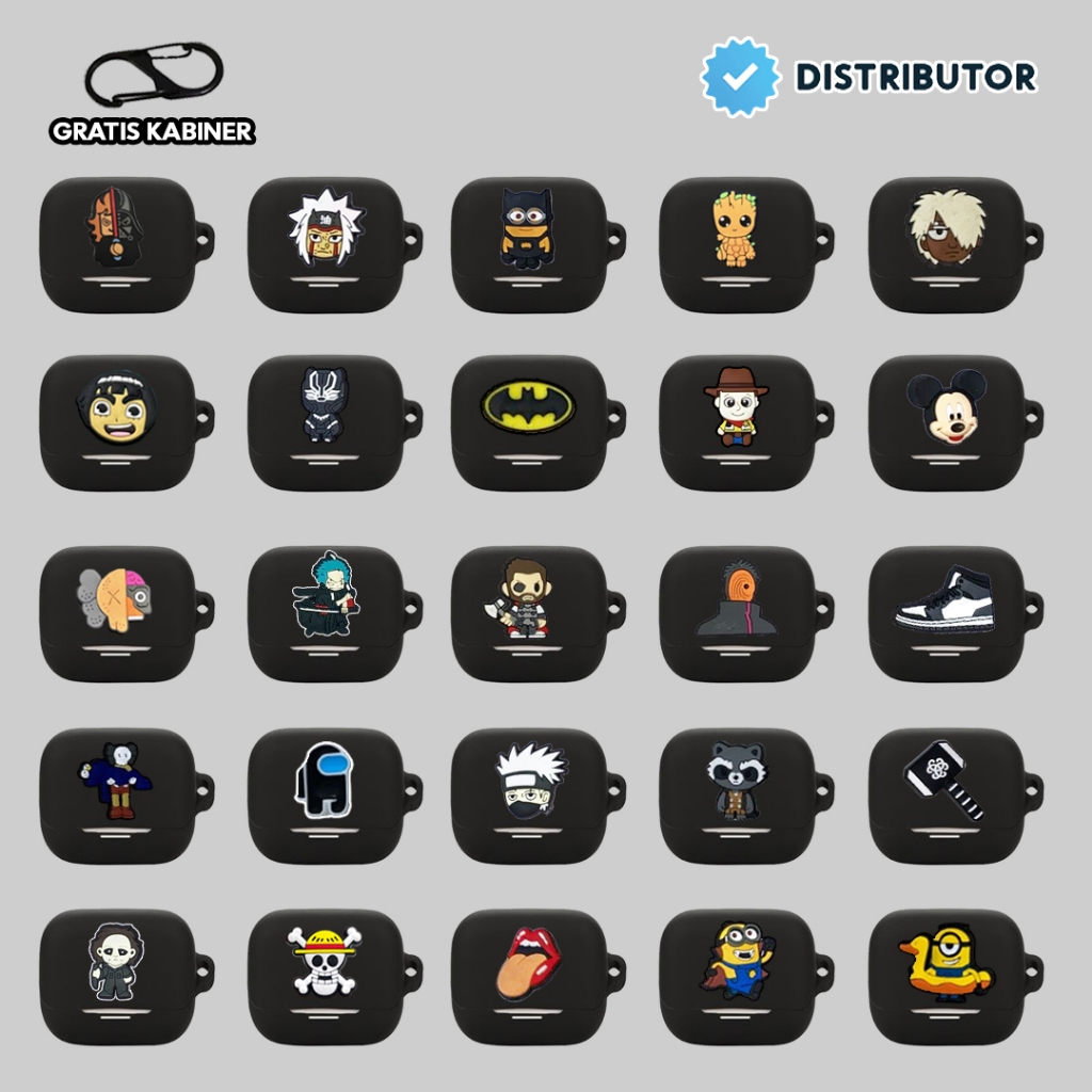 [K20i] Soundcore K20i Karakter Premium Softcase Soundcore K20i & Jibbitz 01