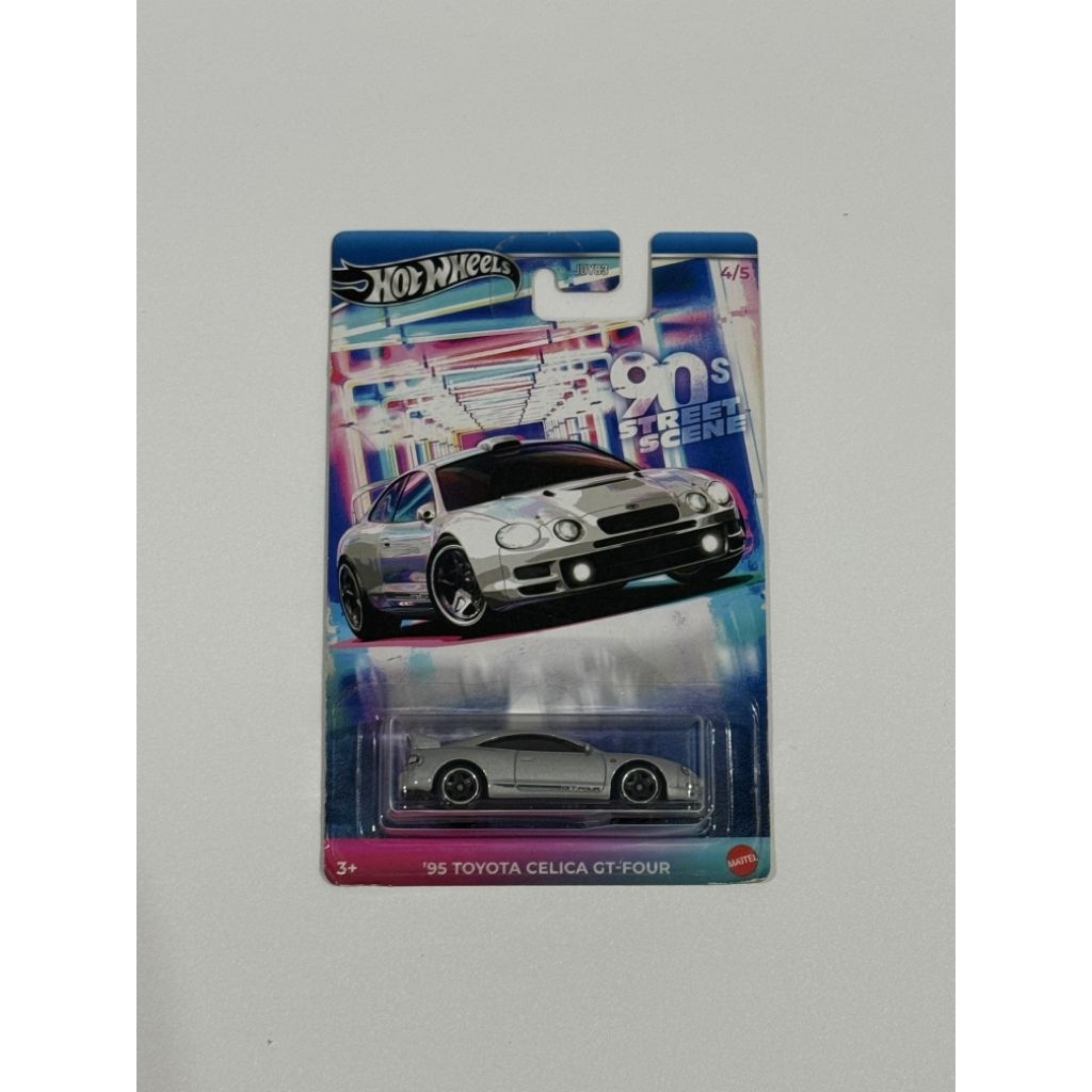 Hotwheels Celica GT Four 90's street scene