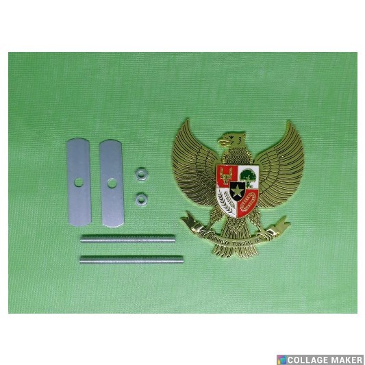 Logo / Emblem Grill & Plat Nomor Mobil Garuda Pancasila mobil alphard