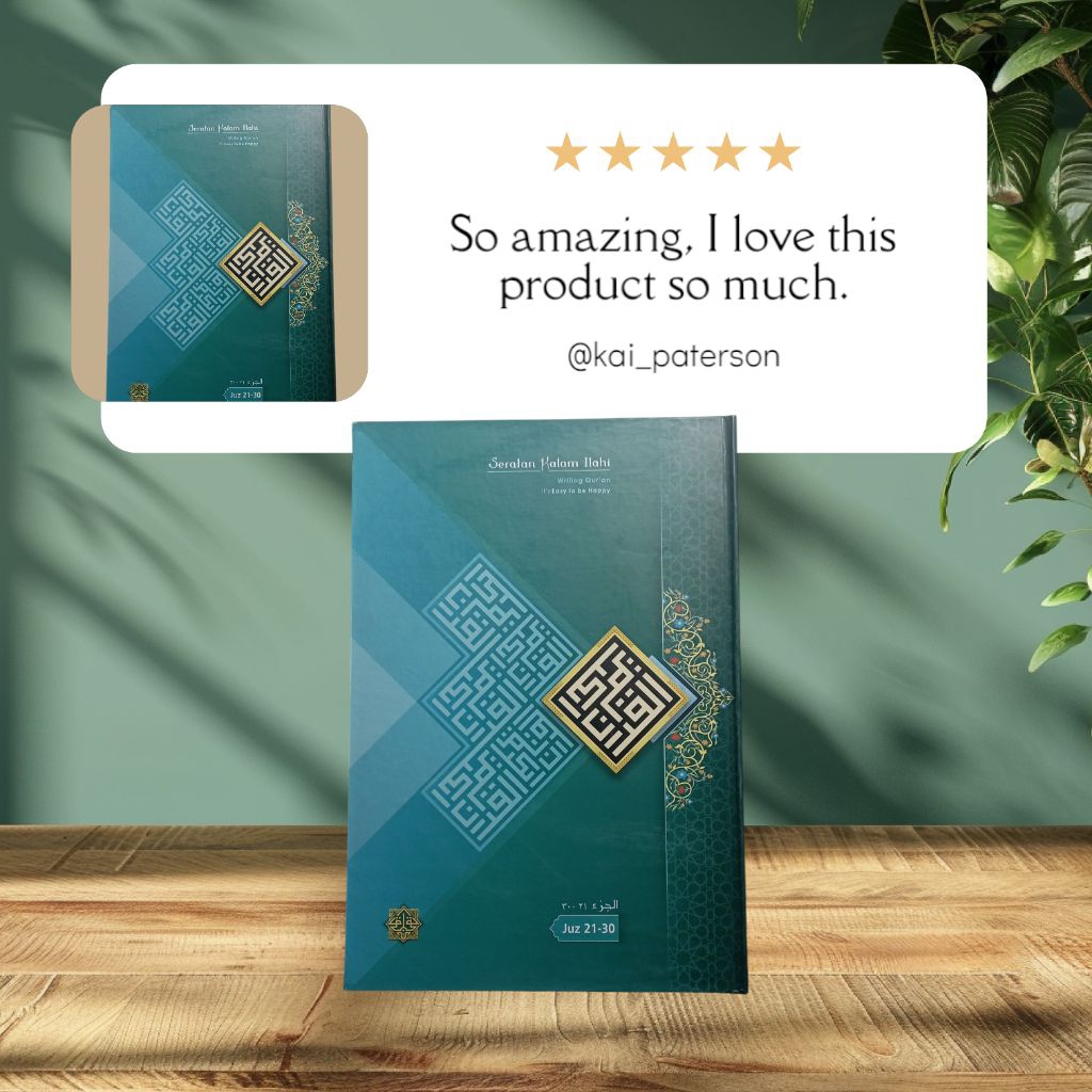 Al-Qur'an Tulis Juz 21~30 (Al-Qur'an Tulisanku)